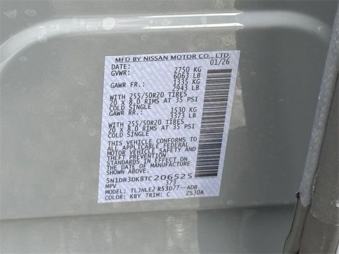 New 2026 Nissan Pathfinder Platinum image 27