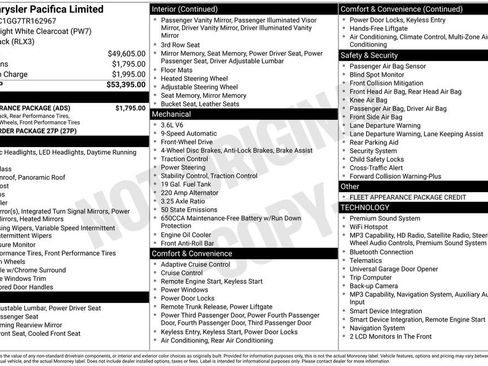 Used 2026 Chrysler Pacifica Limited w/ S Appearance Package FWD image 26