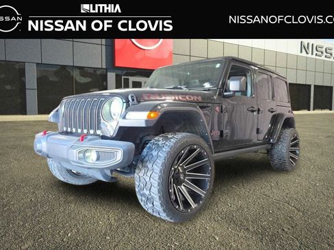 Used 2022 Jeep Wrangler Unlimited Rubicon w/ LED Lighting Group image 1