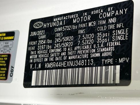 Used 2022 Hyundai Palisade SEL w/ 8P Bench Seat Package image 31