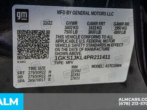 Used 2023 GMC Yukon XL Denali RWD image 63