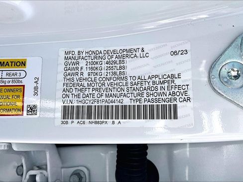 Certified 2023 Honda Accord Touring image 19