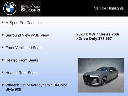 Used 2023 BMW 760i xDrive image 31