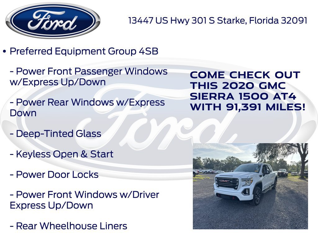 Used 2020 GMC Sierra 1500 AT4 w/ AT4 Premium Package AWD/4WD image 20