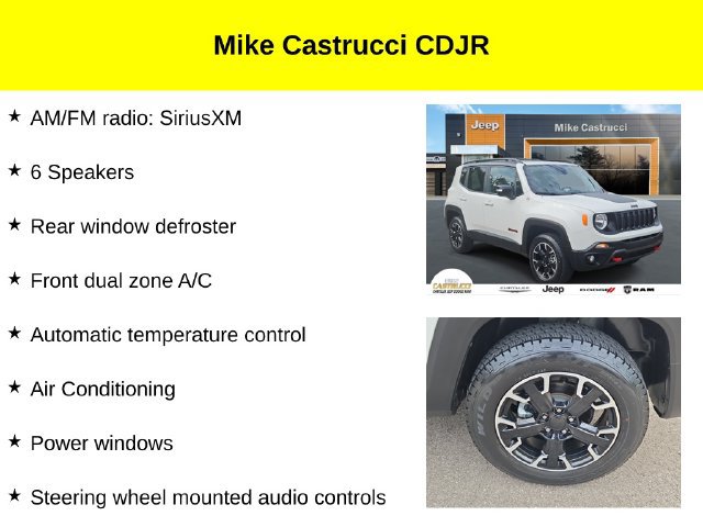 Certified 2023 Jeep Renegade Trailhawk w/ Trailhawk Elite Group AWD/4WD image 18