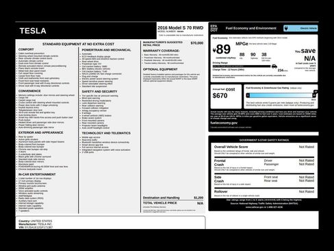 Used 2016 Tesla Model S 75 image 20
