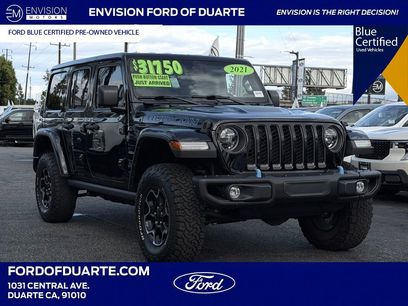 Used 2021 Jeep Wrangler Unlimited Rubicon 4xe w/ Steel Bumper Group