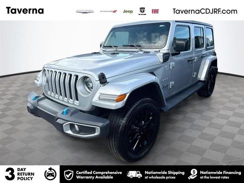 Certified 2023 Jeep Wrangler Unlimited Sahara w/ Cold Weather Group AWD/4WD image 1