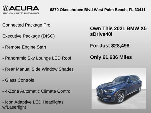 Used 2021 BMW X5 sDrive40i w/ Executive Package RWD image 6