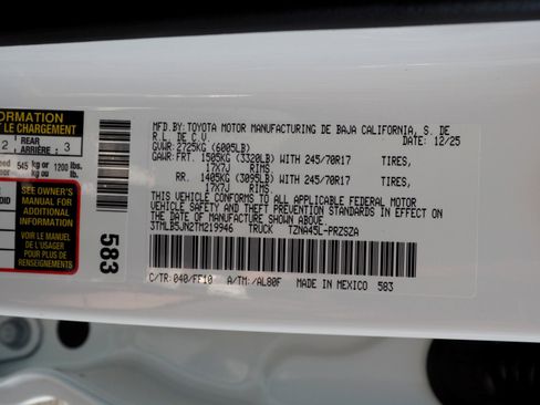 New 2026 Toyota Tacoma SR5 image 22