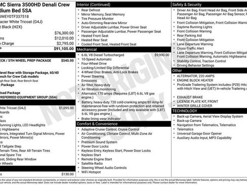 New 2026 GMC Sierra 3500 Denali AWD/4WD image 26