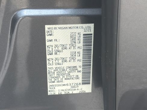Certified 2022 Nissan Frontier PRO-4X w/ Technology Package AWD/4WD image 54
