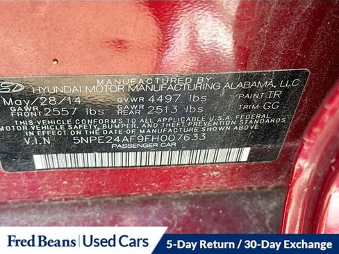 Used 2015 Hyundai Sonata SE w/ Option Group 02 FWD image 28