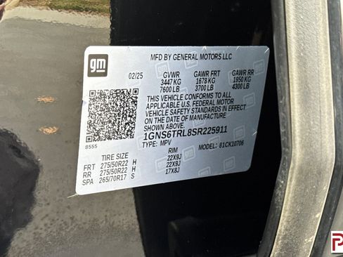 Certified 2025 Chevrolet Tahoe High Country w/ Sun And Tow Package image 37