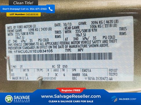 Used 2014 Ford Escape Titanium FWD image 17