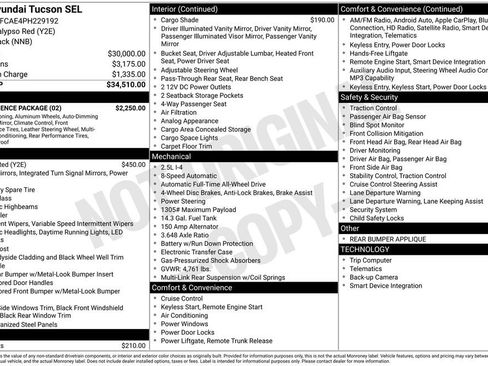 Used 2023 Hyundai Tucson SEL w/ Convenience Package AWD/4WD image 17