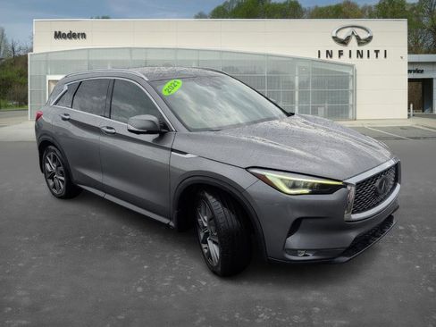 Used 2021 INFINITI QX50 Autograph w/ Premium White Leather Package image 2
