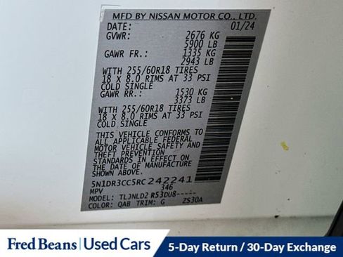 Used 2024 Nissan Pathfinder SL AWD/4WD image 40