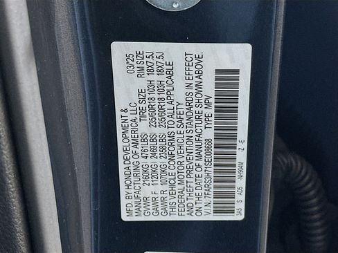 Used 2025 Honda CR-V EX-L image 12