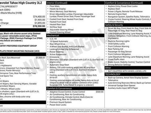 Used 2023 Chevrolet Tahoe High Country image 35