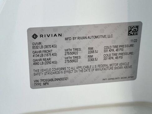 Used 2022 Rivian R1S Launch Edition image 51
