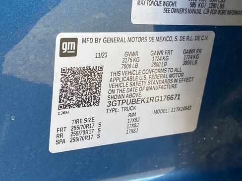 Certified 2024 GMC Sierra 1500 SLE AWD/4WD image 23