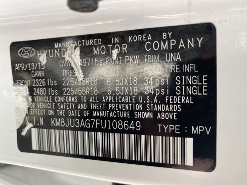 Used 2015 Hyundai Tucson Limited image 27