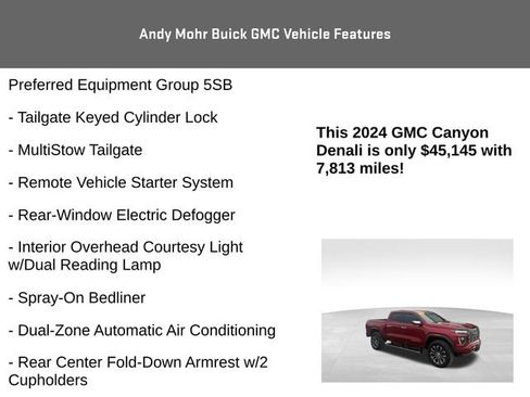 Used 2024 GMC Canyon Denali image 8