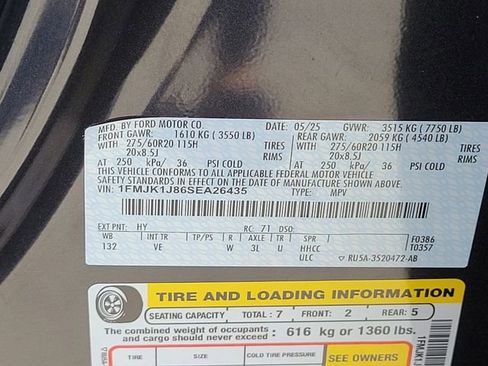 Certified 2025 Ford Expedition Max Active AWD/4WD image 16