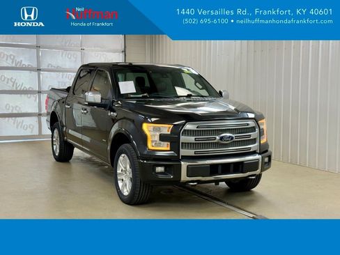 Used 2015 Ford F150 Platinum w/ Trailer Tow Package AWD/4WD image 1