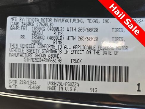 Used 2024 Toyota Tundra 1794 Edition image 36