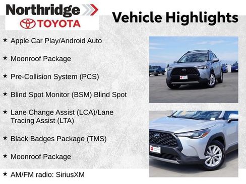 Used 2022 Toyota Corolla Cross LE w/ Moonroof Package FWD image 2