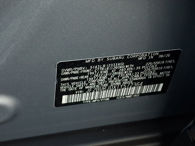 New 2026 Subaru Outback Touring XT AWD/4WD image 11