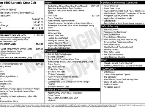 Used 2025 RAM 1500 Laramie w/ Sport Appearance Package AWD/4WD image 36
