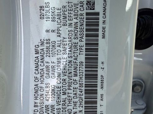 New 2026 Honda Civic Sport image 25