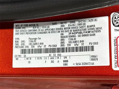 Used 2019 Ford Fiesta SE w/ Cold Weather Package image 31