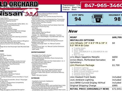 Used 2023 BMW i4 M50 w/ Premium Package image 8