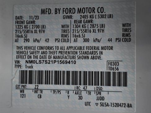 Used 2023 Ford Transit Connect XL FWD image 35