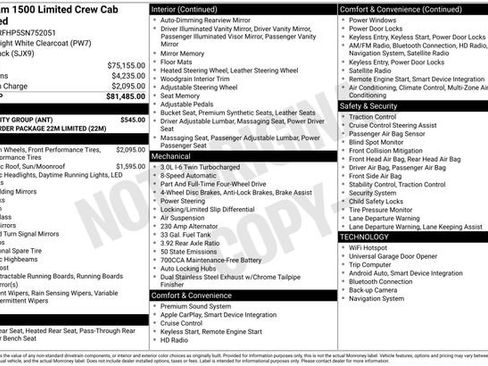 Used 2025 RAM 1500 Limited w/ Bed Utility Group AWD/4WD image 7
