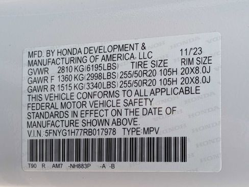 Certified 2024 Honda Pilot Touring image 35