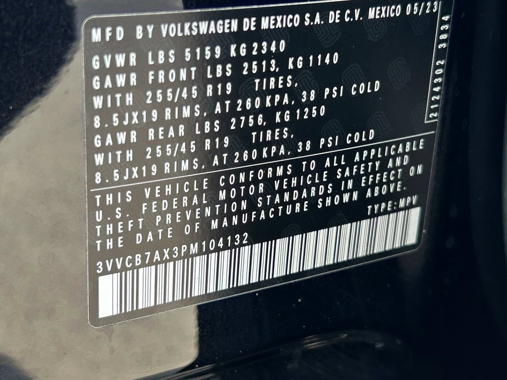 Certified 2023 Volkswagen Tiguan SE R-Line FWD image 51