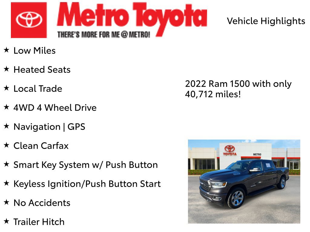 Used 2022 RAM 1500 Big Horn AWD/4WD image 8