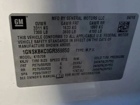 Used 2016 Chevrolet Tahoe LT image 34