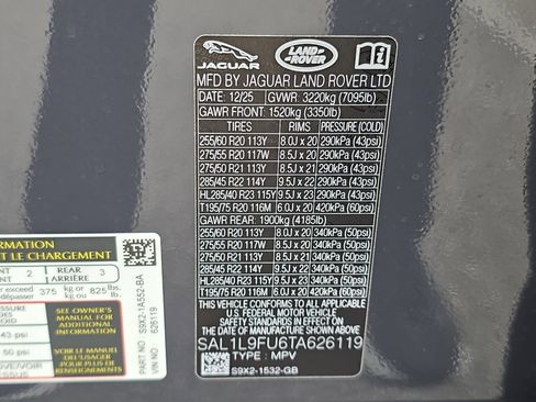 New 2026 Land Rover Range Rover Sport Dynamic SE image 36