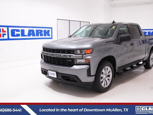 Used 2022 Chevrolet Silverado 1500 Custom w/ LPO, Dark Essentials Package RWD image 1