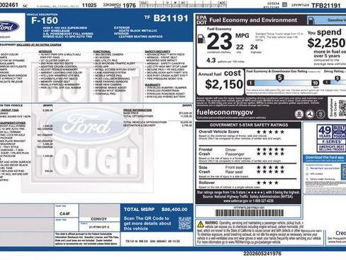 New 2026 Ford F150 Platinum w/ Equipment Group 702A High AWD/4WD image 6