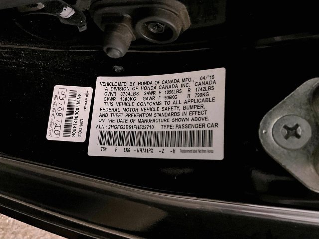 Used 2015 Honda Civic LX image 33