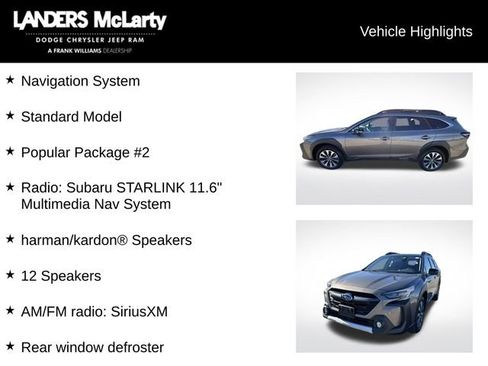 Used 2023 Subaru Outback Limited XT w/ Popular Package #2 image 5