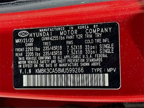 Used 2021 Hyundai Kona Limited image 31