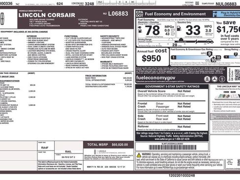 Used 2022 Lincoln Corsair Grand Touring w/ Elements Technology Bundle image 4